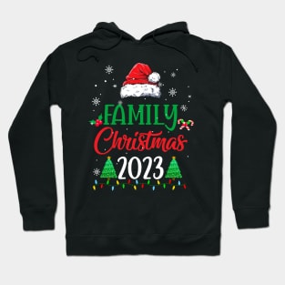 Family Christmas 2023 Matching Family Christmas Squad Santa Hoodie